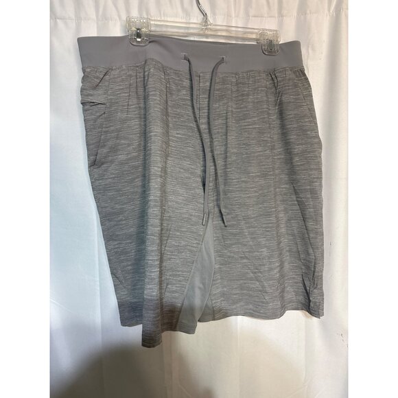 Lululemon Mens XL‎ Gray Heather Shorts With Drawstring Waist & Side Pockets - Picture 4 of 7